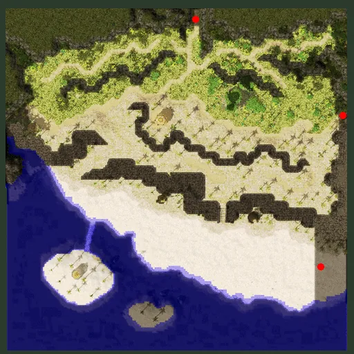 Minimap of Kokomo Beach