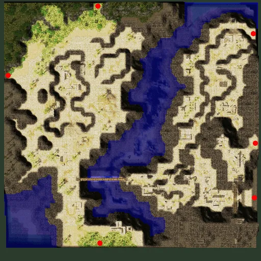 Minimap of Fortress Saint Darmain (West)