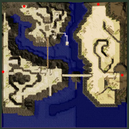 Minimap of Fortress Saint Darmain (South)