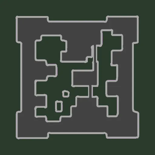 Minimap of Geffenia Dungeon