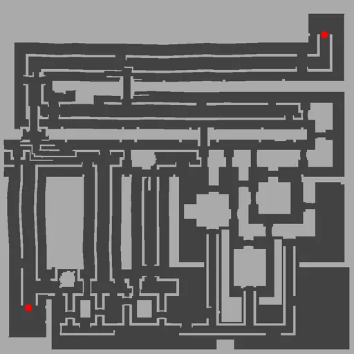 Minimap of Glastheim Underground Waterway B1