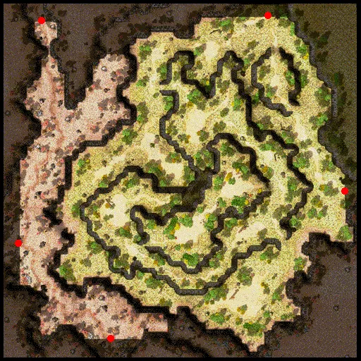 Minimap of Hugel Field 4