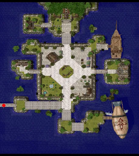 Minimap of Izlude, the Satellite City