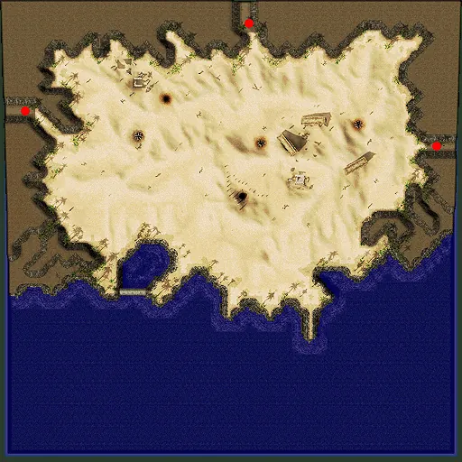Minimap of Sograt Desert F17