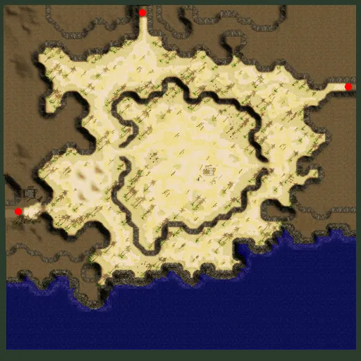 Minimap of Sograt Desert F18
