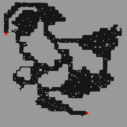 Minimap of Thor Volcano Dungeon