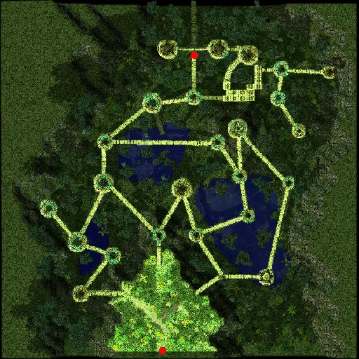 Minimap of Hoomga Jungle