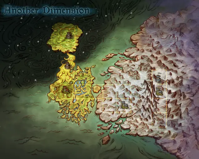 New World world map